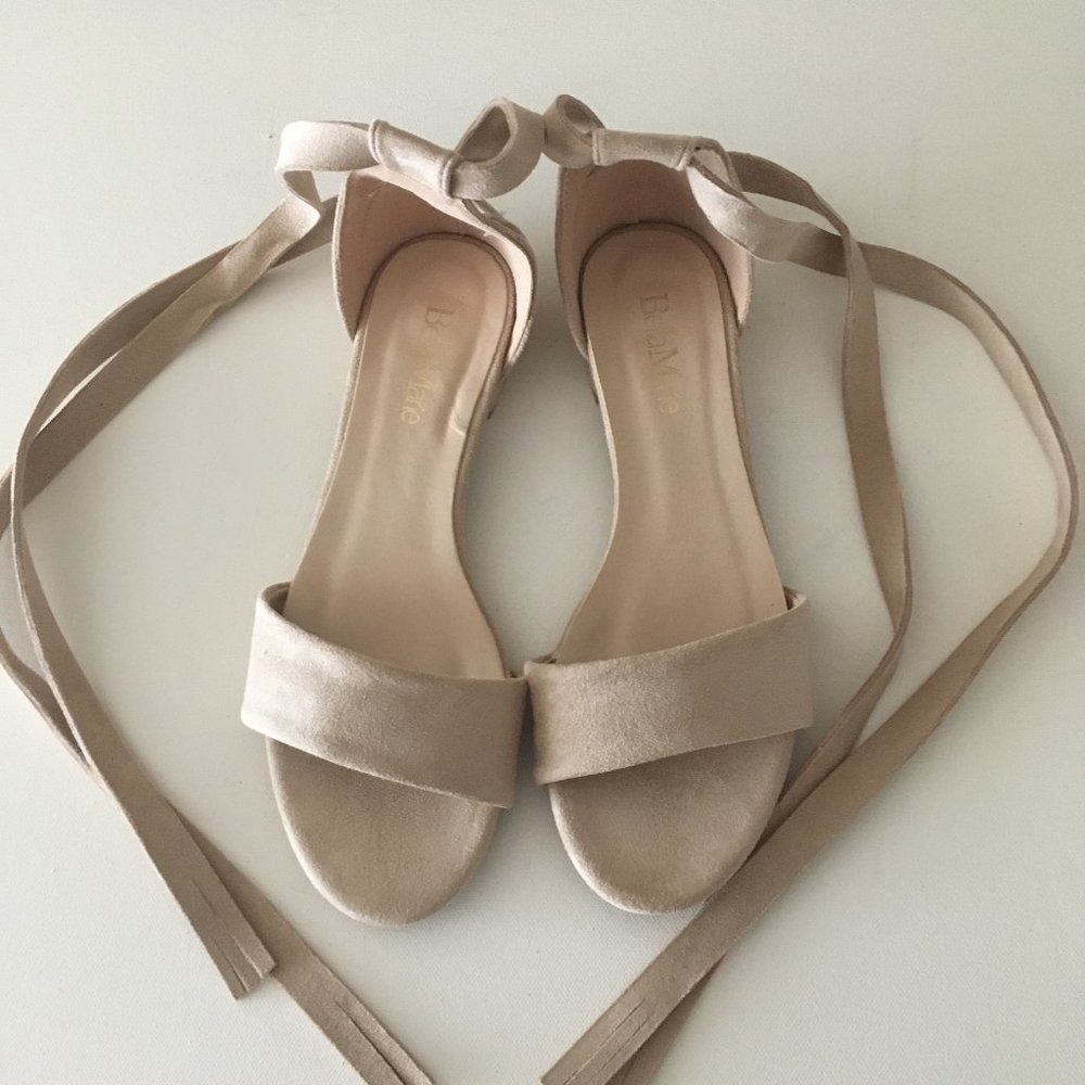Ultrasuede sandals